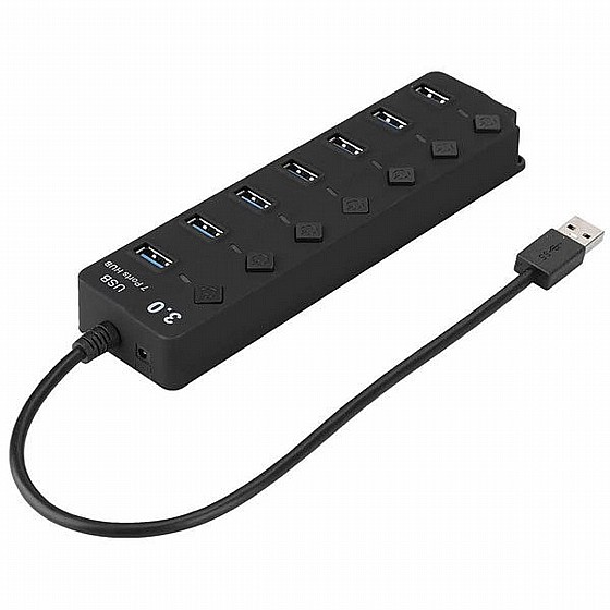 ���� USB  7 ������ USB 3.0 HUB ����, ���� ���� ��� ����� on/off