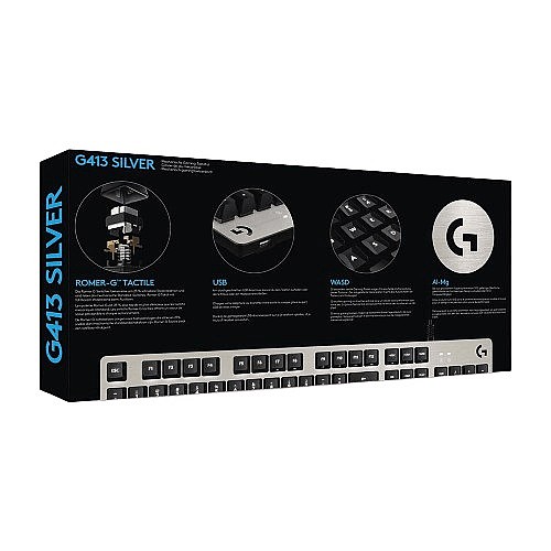 ����� ������ ������ �������� Logitech G413 ��� - SILVER