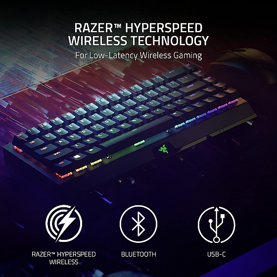 ����� ����� ������� Razer BlackWidow V3 Mini HyperSpeed � Green Switch