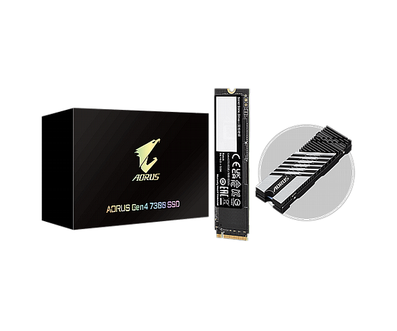 ���� ����� Gigabyte AORUS Gen4 7300 SSD 1TB - ����� ������ PS5