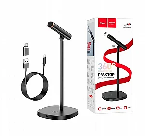 Hoco L16 – מיקרופון USB איכותי לשידורים, סטרימינג ויצירת תוכן Hoco L16 – מיקרופון USB איכותי לשידורים, סטרימינג ויצירת תוכן