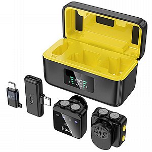 Hoco L17 – מיקרופון דש אלחוטי להקלטות ושידורים מקצועיים! Hoco L17 – מיקרופון דש אלחוטי להקלטות ושידורים מקצועיים!