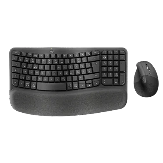      �� ����� �����  - Logitech Wave Keys & Lift Combo Graphite 
