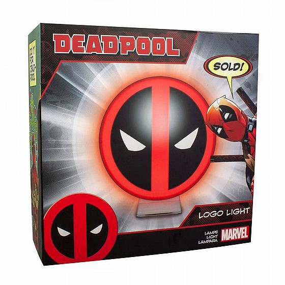 ����� ������� ������ ����� - Marvel Deadpool 3D Light Logo