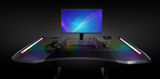 ����� ������� - Cougar Mars 120 Gaming Desk ���� ����� RGB ����� ������