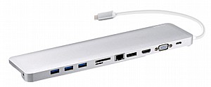 ���� ����� ����� ������  ATEN UH3234 USB Type-c Multiport Dock with Power Pass-Through