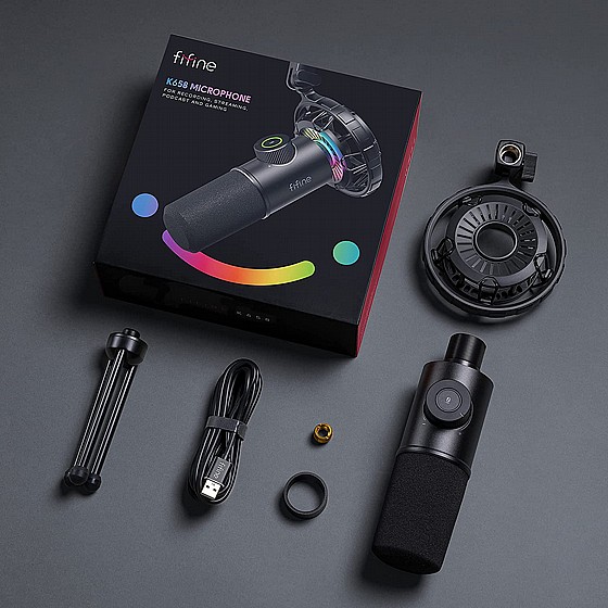 �������� ������ ������ �� ���� - Fifine K658 RGB 