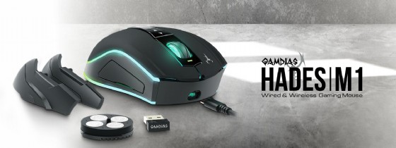 HADES M1 RGB WIRED/WIRELESS ��� Gamdias  �����