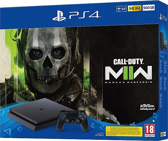 ������� ���� Sony PlayStation 4 Slim 500GB - ���� 2 ������: Call of Duty Modern Warfare II + ���� ���� ����� ������